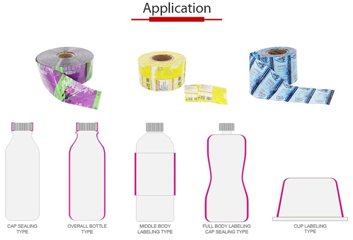 Màquina d’etiquetatge automàtica d’ampolles de vidre de plàstic de dos caps